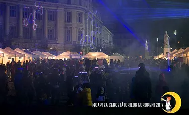 Românii din Bucureşti şi alte 21 de oraşe sunt aşteptaţi la Noaptea Crecetătorilor Europeni