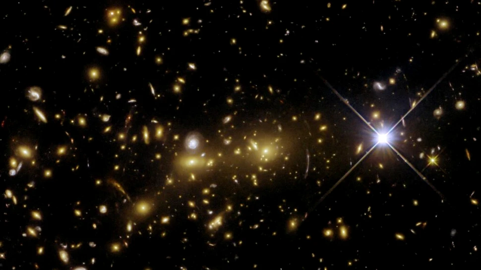 Telescopul Hubble a observat „un monstru galactic” în devenire