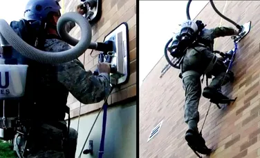 Adevăratul om-păianjen e un soldat american care foloseşte un aspirator (VIDEO)