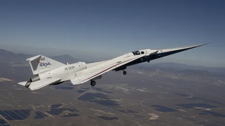 Pasul decisiv pentru aviația supersonică: NASA X-59 se pregătește să depășească viteza sunetului