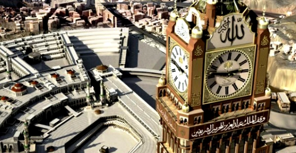 Cel mai mare ceas din lume va fi inaugurat in Arabia Saudita