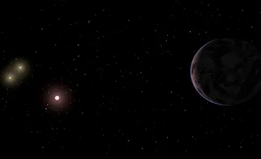 O planetă asemănătoare Terrei are trei sori