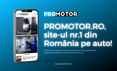 OFICIAL. ProMotor.ro – cel mai citit site de știri din domeniul Auto & moto și în luna septembrie
