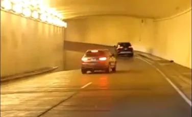 O iluzie optică dintr-un tunel i-a înnebunit pe șoferi și a ajuns virală pe Internet