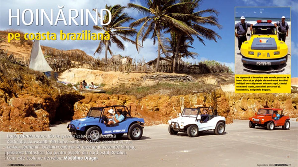 Hoinarind pe coasta braziliana