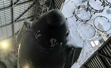 Naveta Starship de la SpaceX apare în noi imagini care îi trădează mărimea impunătoare
