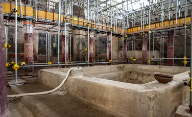 Un complex imens de băi termale a fost descoperit la Pompeii