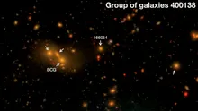 Astronomii au observat, în premieră, strălucirea dintre galaxiile îndepărtate