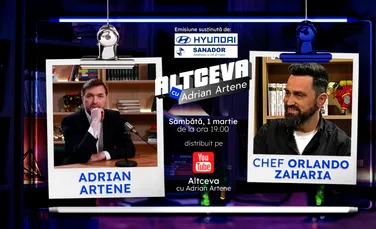 Chef Orlando Zaharia de la „Chefi la cuțite”, secrete și povești spuse la „Altceva cu Adrian Artene”