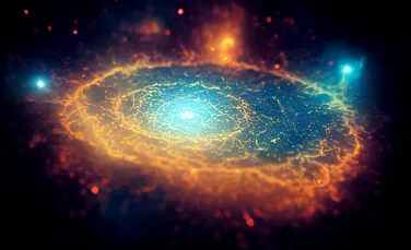 Telescopul James Webb a surprins o fuziune uluitoare în Universul îndepărtat