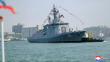 Coreea de Nord a lansat o nouă navă de război de 5.000 de tone