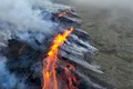 Un vulcan din apropierea celui mai mare aeroport al Islandei a erupt