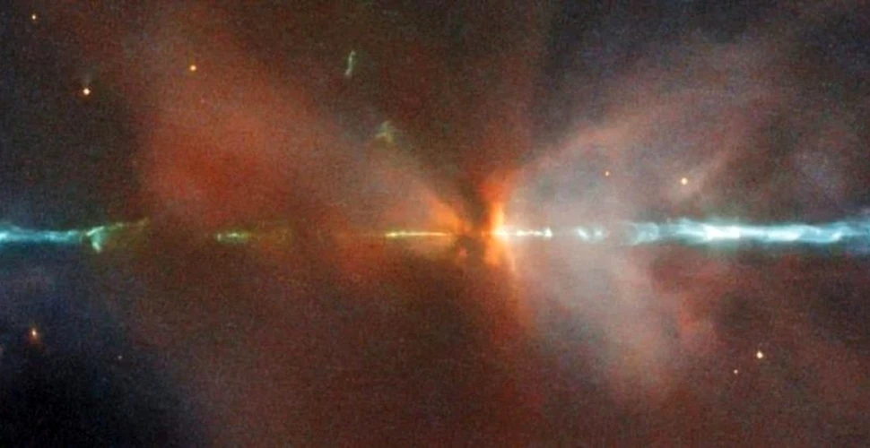 O imagine incredibilă surprinsă de Hubble arată jeturi luminând spațiul în timpul unui fenomen rar