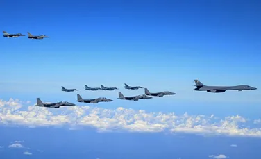 Cel mai puternic bombardier strategic al Statelor Unite a participat la un exercițiu aerian comun în peninsula coreeană
