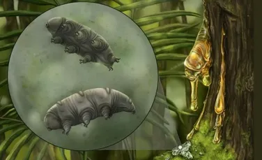 O fosilă rară de tardigrade a fost găsită într-un chihlimbar vechi de 16 milioane de ani