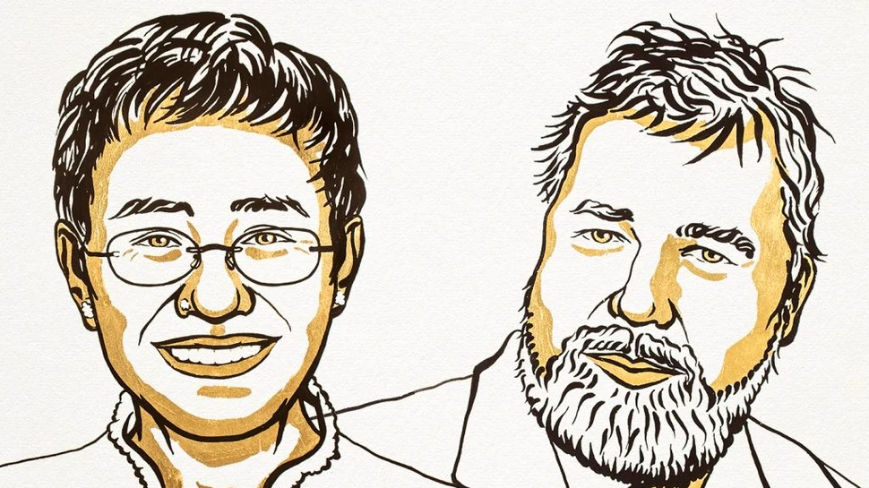 PREMIUL NOBEL pentru PACE 2021, acordat lui Maria Ressa și Dmitry Muratov