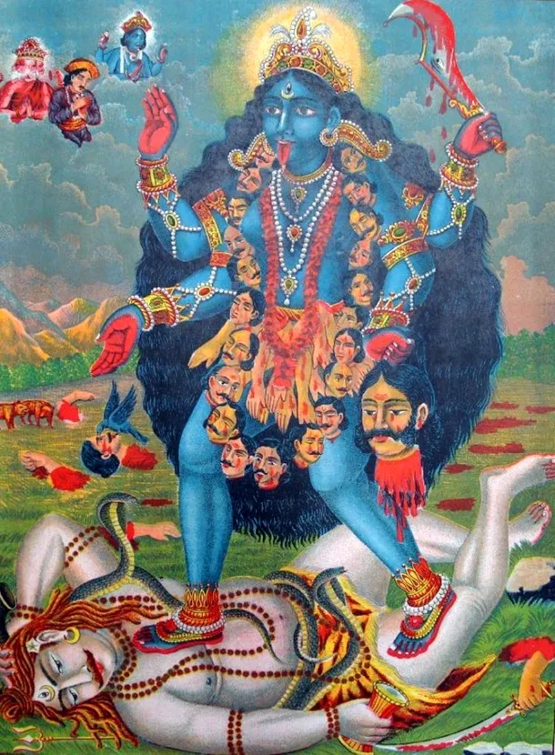 Durga, imaginea feroce a zeiţei Kali