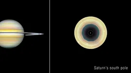 Telescopul Hubble a descoperit un fenomen misterios la polul sudic al planetei Saturn