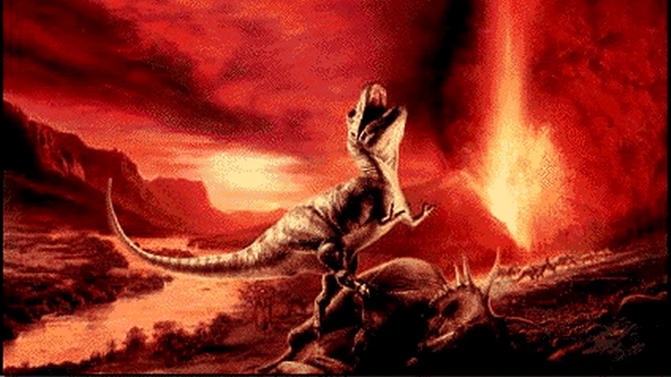 Dinozaurii, disparuti in urma eruptiilor vulcanice?