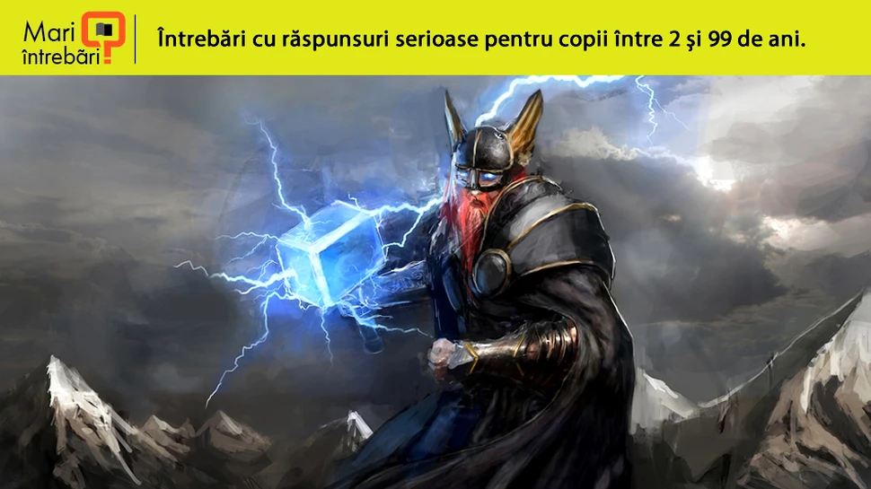 De ce zeul Thor purta un ciocan?