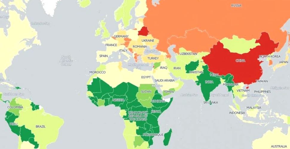 Ţara în care se fumează cel mai mult. Cum arată harta consumului de ţigări la nivel mondial