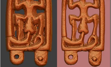 Arheologii au descoperit un accesoriu de la o centură din bronz care ar fi aparținut unui cult păgân necunoscut