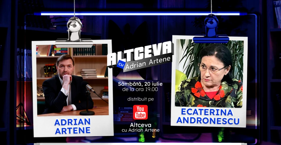 Ecaterina ANDRONESCU, ADEVĂRUL despre învățământul din România |  EXCLUSIV „Altceva cu Adrian Artene”