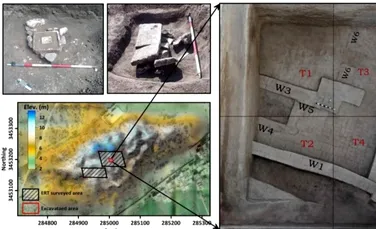 Structură misterioasă, descoperită îngropată sub un oraș antic egiptean