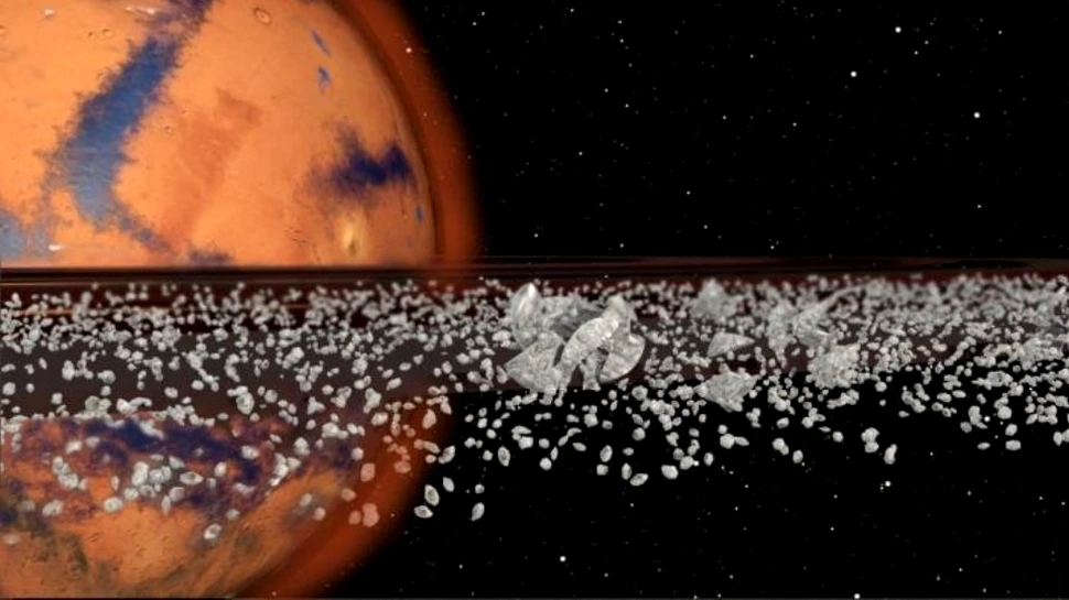 Un studiu scoate la iveală o posibilitate fascinantă: Marte poate avea inele, asemenea lui Saturn