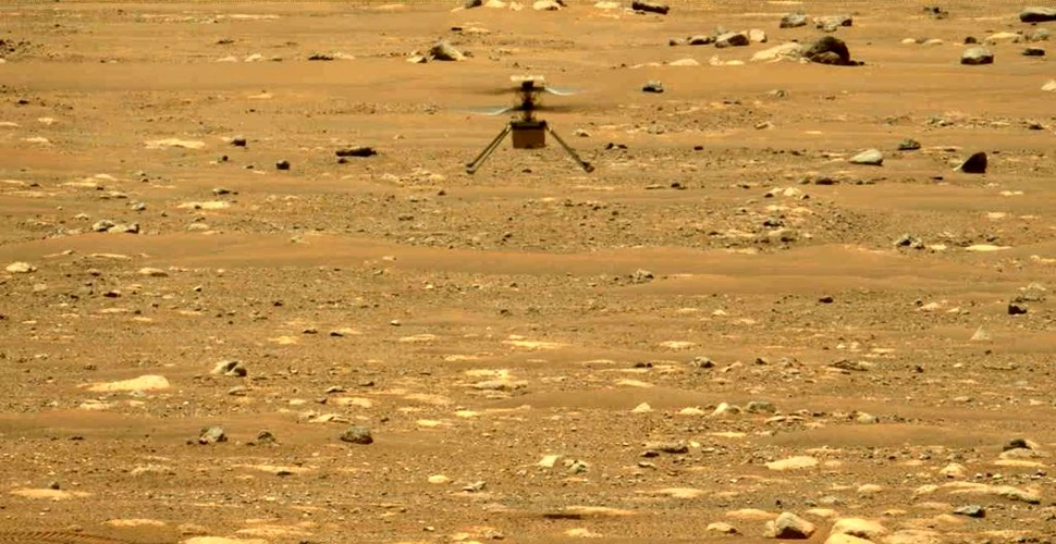 Elicopterul Ingenuity al NASA a doborât un nou record pe Marte