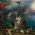 O pictură veche de 400 de ani a surprins liliecii mâncând păsări înainte ca știința să o facă