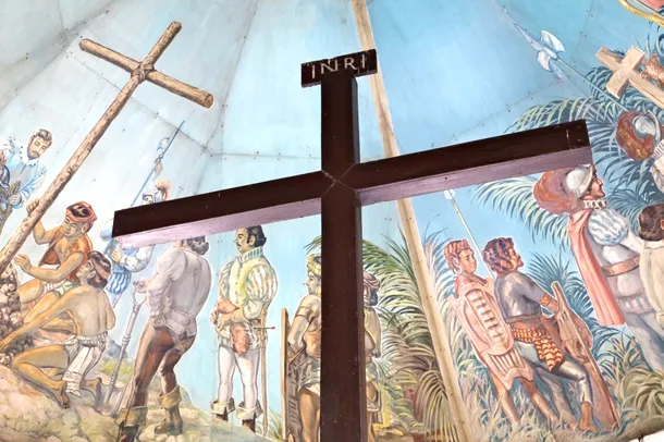 Creştinarea băştinaşilor filipinezi de către oamenii lui Magellan