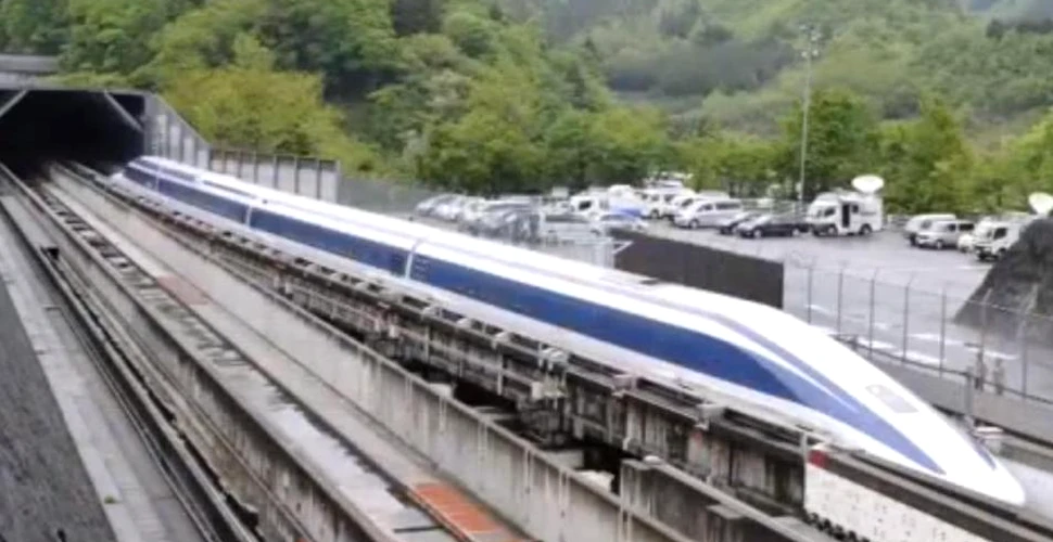 Nou record mondial de viteză pentru un tren japonez cu levitaţie magnetică – VIDEO