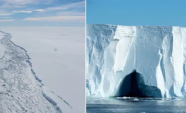 A treia mare pierdere din istorie: Un AISBERG GIGANT de 6.000 de km² s-a desprins din calota glaciară a Antarcticii. Este de 26 de ori mai mare decât Bucureştiul