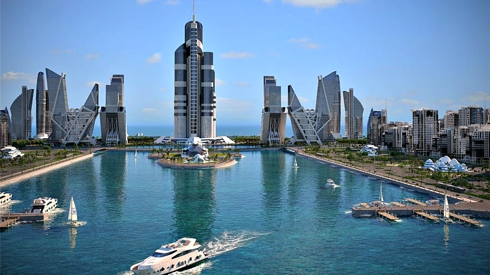 Proiect grandios în Azerbaijan: zgârie-nori de 1.050 metri şi 41 de insule artificiale! (FOTO)