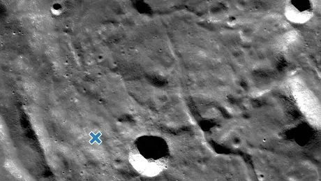 NASA a descoperit rămășițele sondei spațiale japoneze care s-a prăbușit pe Lună
