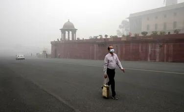 Poluarea din New Delhi a depășit de 60 de ori limita de siguranță