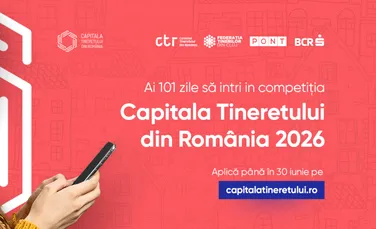 Înscrie-ți orașul pentru a deveni „Capitala Tineretului din România” în 2026 până pe 30 iunie 2024!