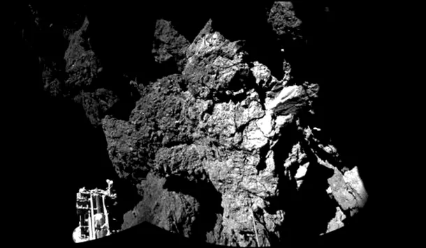 Imagini ale cometei Ciuri, transmise de Philae