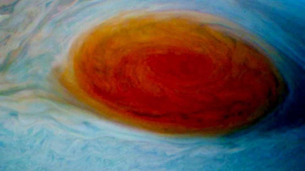 Imagini UIMITOARE cu Marea Pată Roşie de pe Jupiter, publicate de NASA