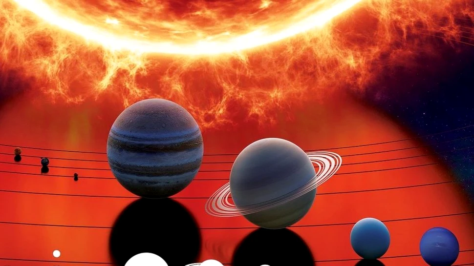Sistemul Solar are două planuri de aliniere în jurul Soarelui