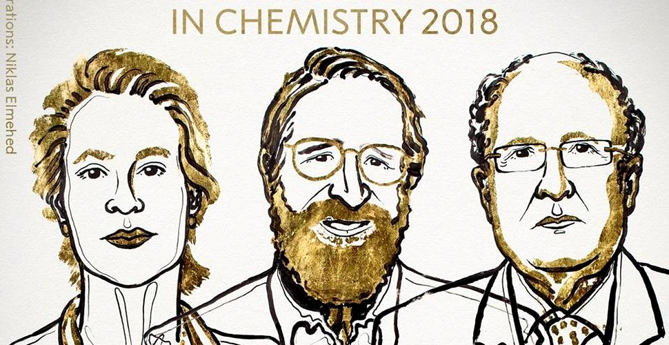 Premiul Nobel pentru Chimie 2018 a fost acordat savanţilor Frances H. Arnold, George P. Smith şi Sir Gregory P. Winter ”pentru valorificarea puterii evoluţiei”