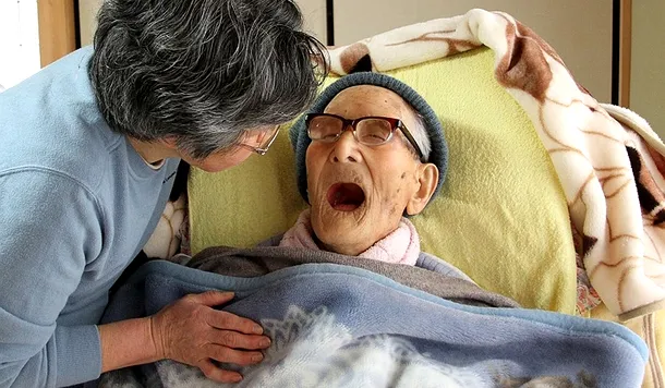 Cel mai bătrân om din lume - Jiroemon Kimura.