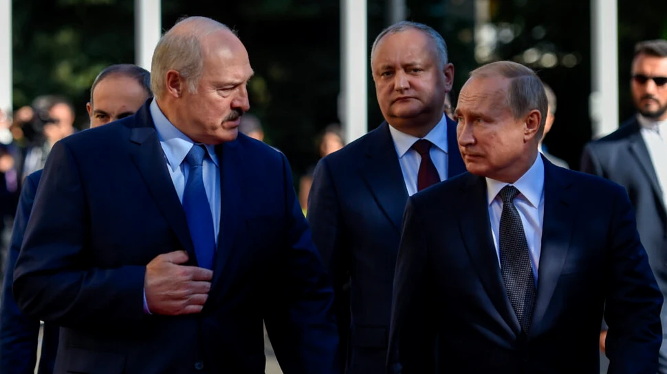 Vladimir Putin ar putea fi „trădat” de Aleksandr Lukașenko