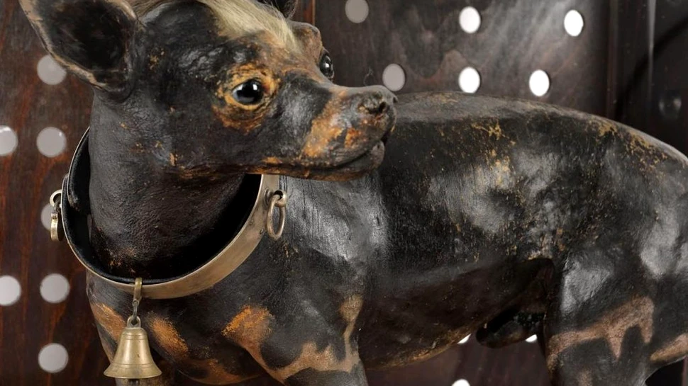 Cum arată câinele împăiat al prințului Ghika, vândut la o licitație Artmark