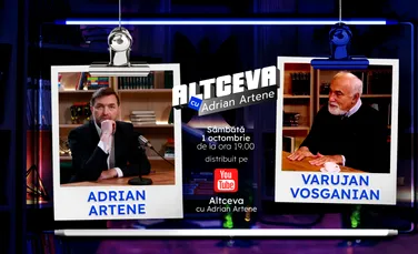 Varujan Vosganian este invitat la podcastul ALTCEVA cu Adrian Artene
