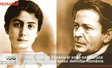 Anul în care George Enescu şi Maruca Cantacuzino au plecat definitiv din România, presaţi de comunişti – 100 de ani în 100 de momente