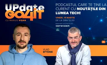 „Update Go4it” #17 – Despre gadget-uri, fotografie și trenduri vizuale cu Vlad Eftenie