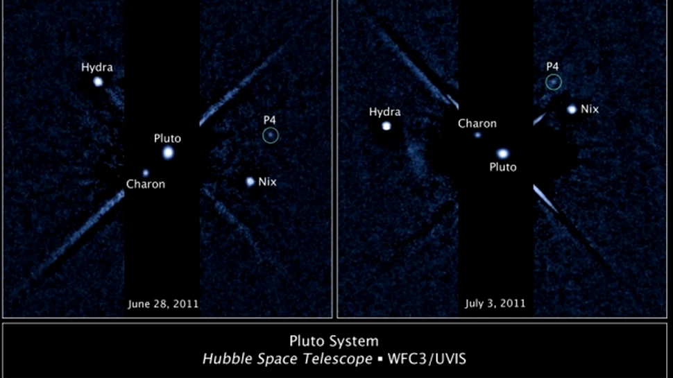 Telescopul spaţial Hubble a descoperit o nouă lună a lui Pluto!