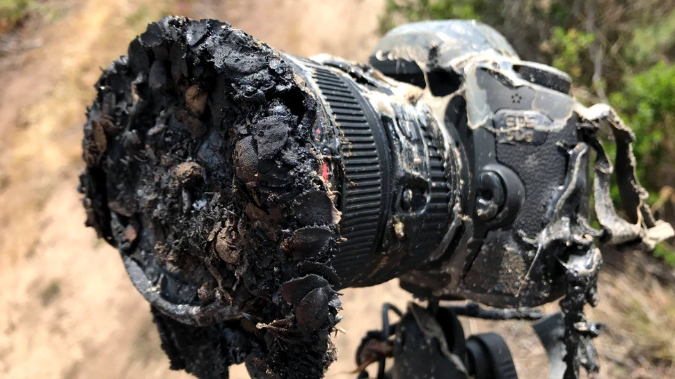 Şi-a amplasat camera foto lângă platforma de lansare a rachetei Falcon 9 însă a rămas fără ea